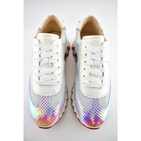 Christian Louboutin Loubishark Donna Flat Maya AB Platform Low Top Sneaker 40.5 - Picture 7 of 12